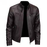 Caleb | Stand-Collar Moto Jacket