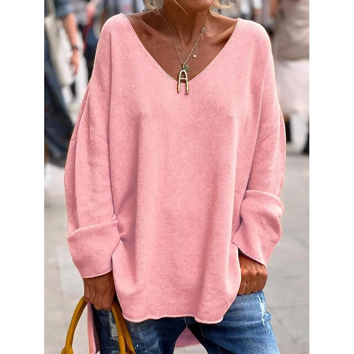 Aurelia | Relaxed V-Neck Pullover