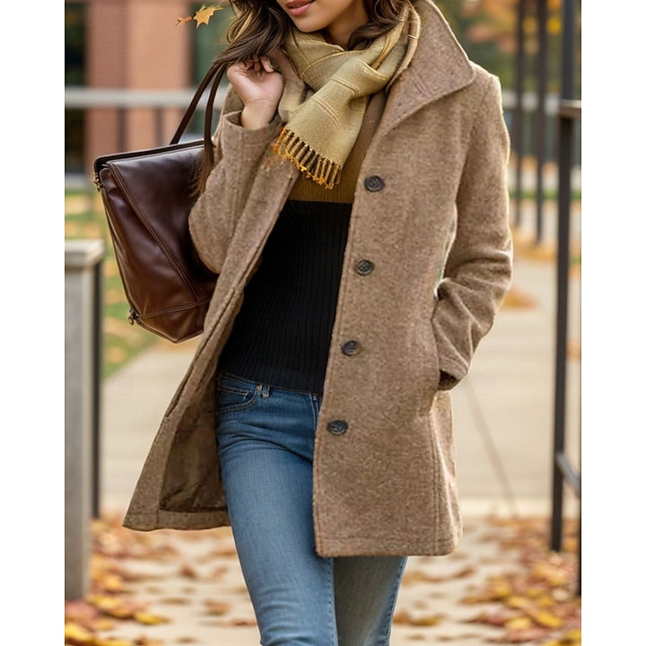 Marina | Timeless Turndown Collar Coat