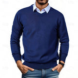 Damian | Refined V-Neck Jumper