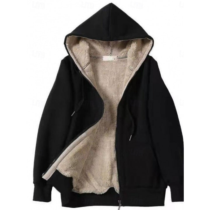 Marina | Cosy Lined Hooded Zip Jacket