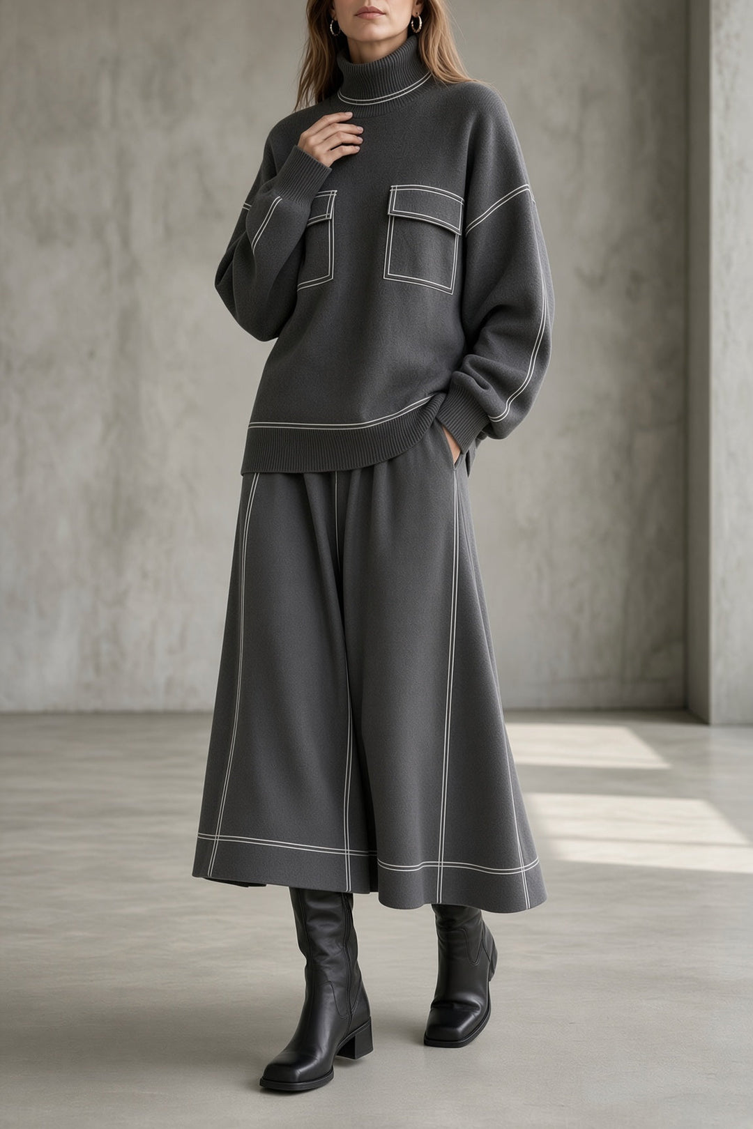 Evangeline | Refined Knit Two-Piece Set