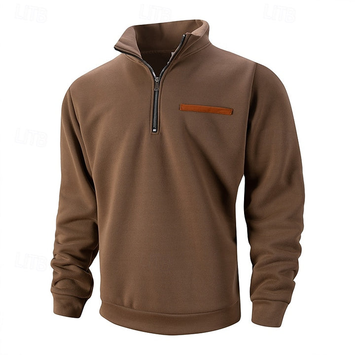 Emerson | Quarter-Zip Standing Collar Pullover