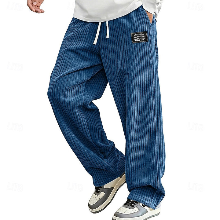 Nash | Relaxed Ribbed Drawstring Trousers