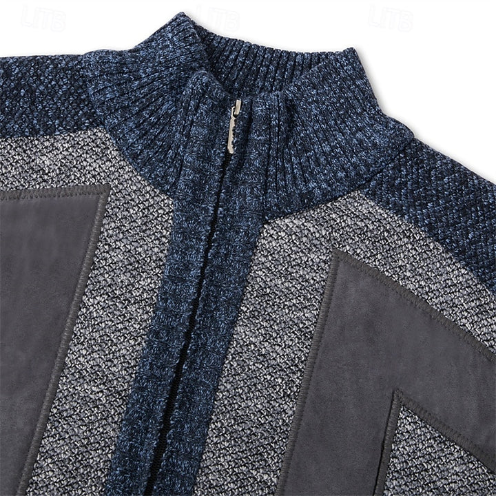 Bryson | Textured Zip Cardigan