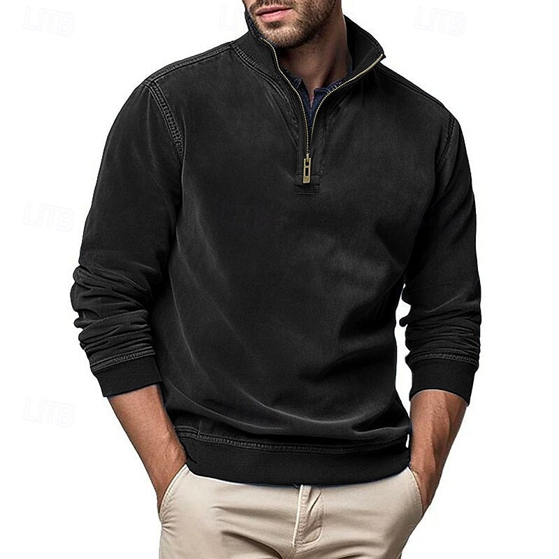 Holden | Refined Quarter-Zip Sweatshirt