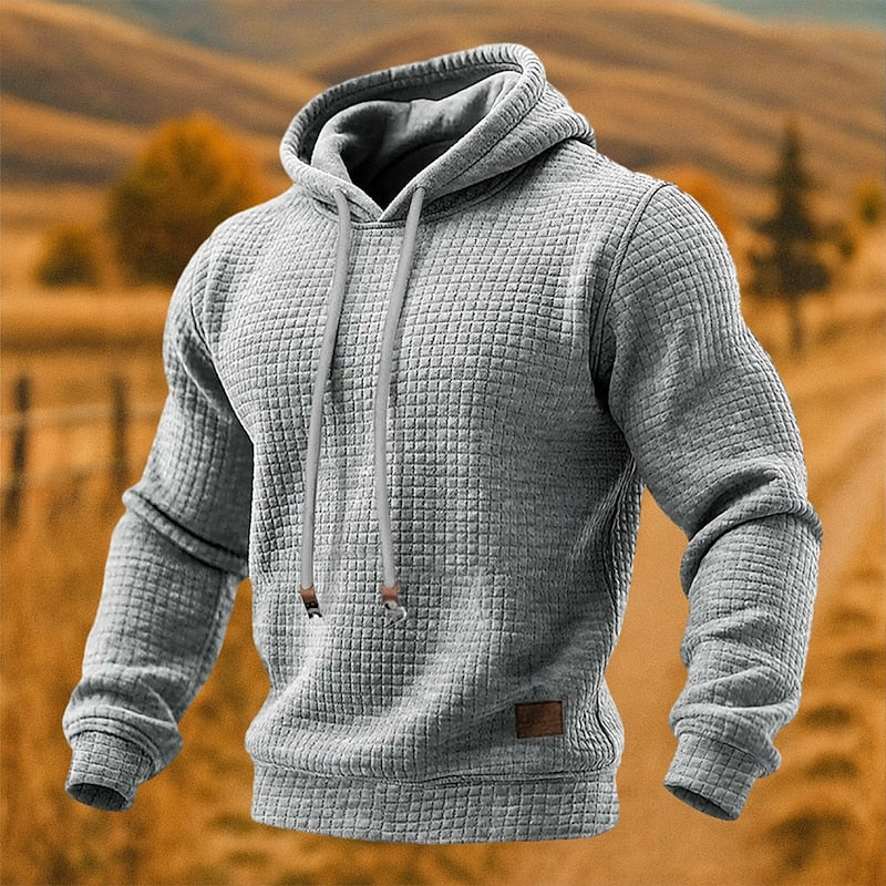 Desmond | Textured Pullover Hoodie