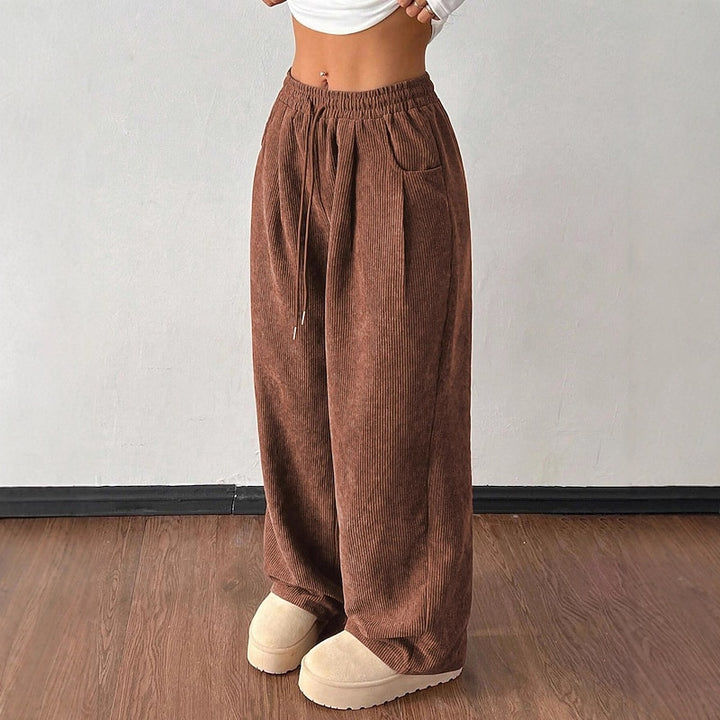 Della | Relaxed Wide-Leg High-Waist Trousers