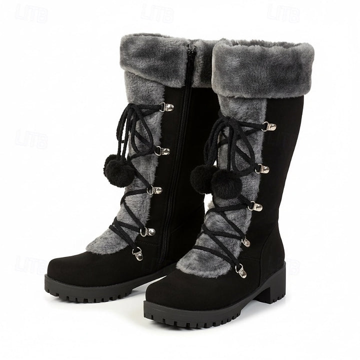Danica | Cosy Lace-Up Winter Boots