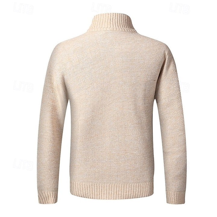 Sawyer | Stand-Collar Zip Cardigan