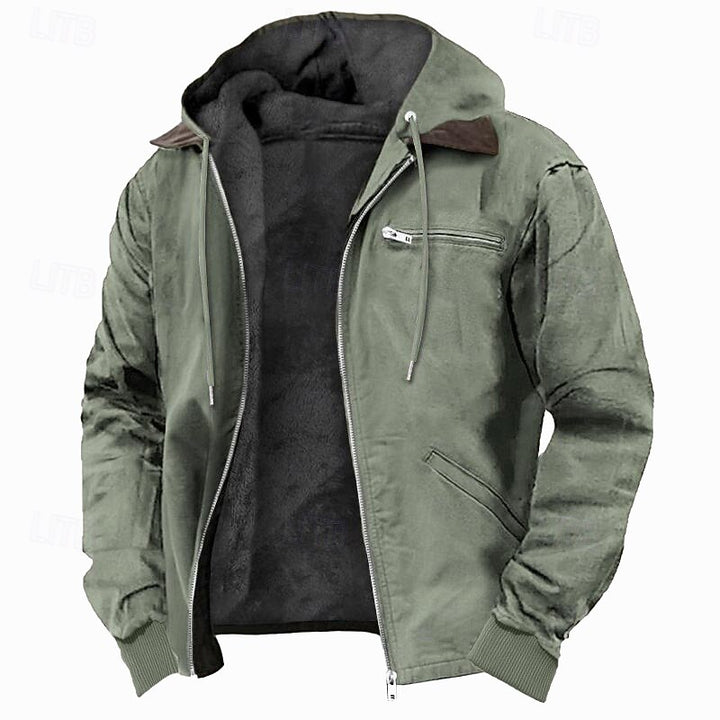 Bennet | Fleece-Lined Hooded Zip Jacket
