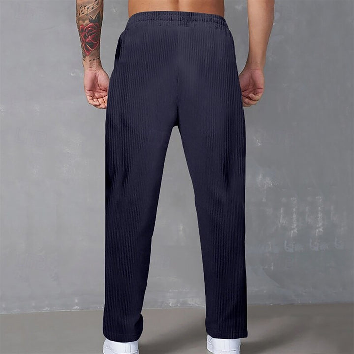Dominic | Relaxed Ribbed Trousers