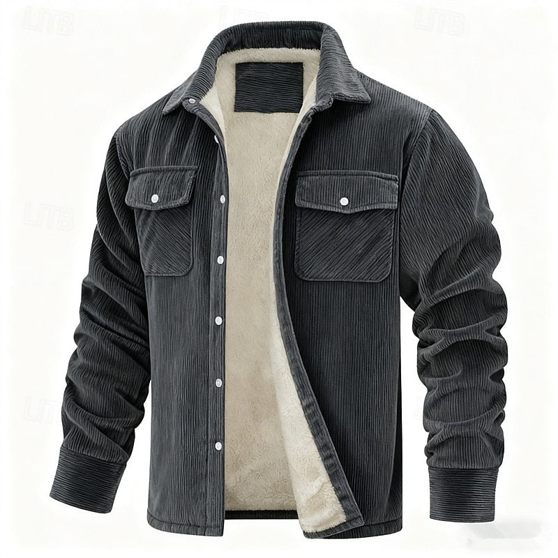 Dalton | Ribbed Fleece-Lined Jacket