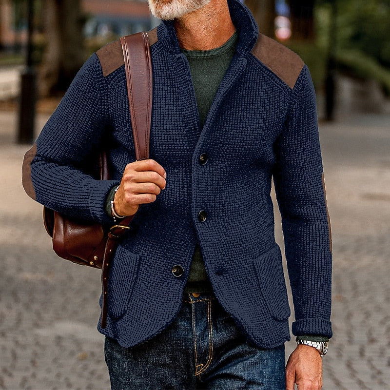 Baxter | Structured Stand-Collar Cardigan