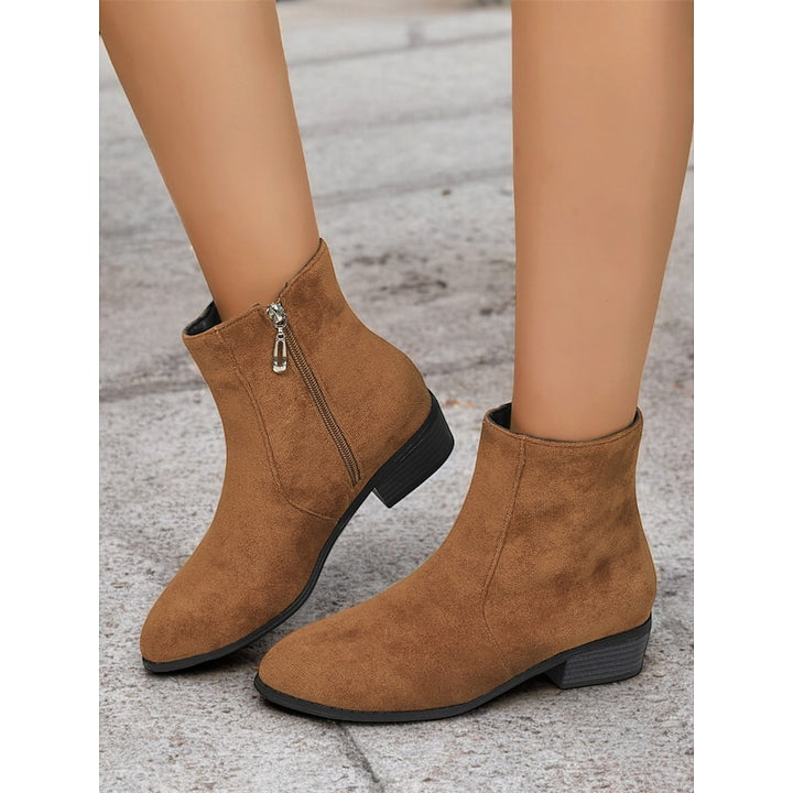 Hazel | Refined Block-Heel Ankle Boots