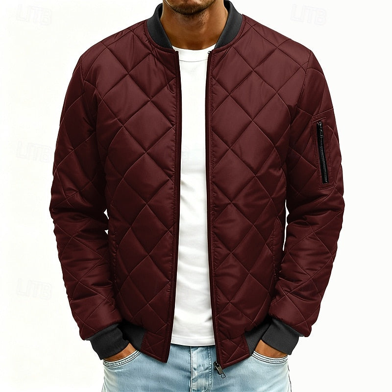 Cole | Quilted Bomber Jacket