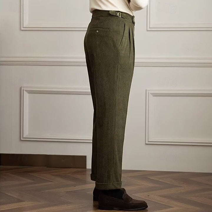 Barnaby | Pleated Gurkha Trousers