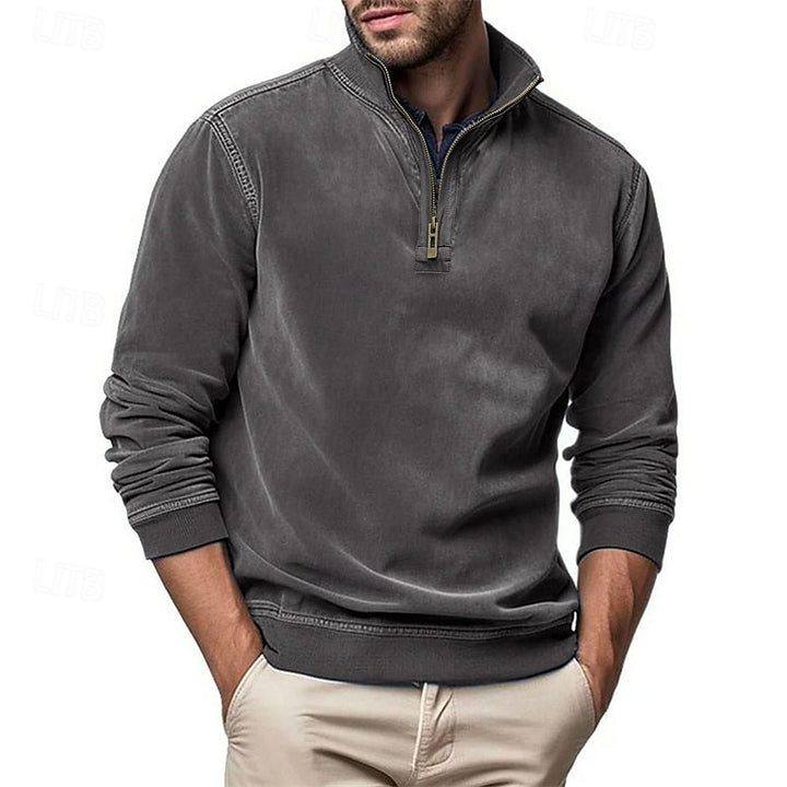 Holden | Refined Quarter-Zip Sweatshirt