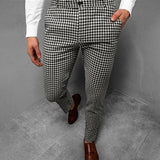 Langston | Tailored Checked Trousers