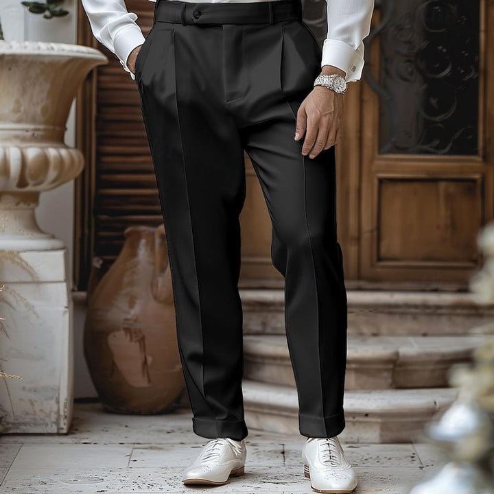 Preston Hollow | Tailored Straight-Leg Trousers
