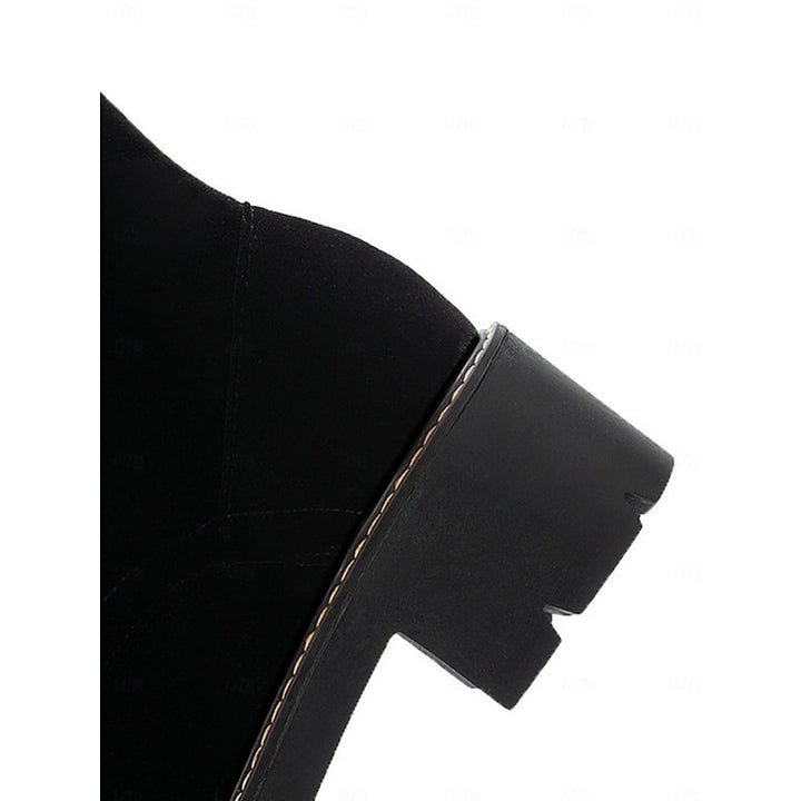 Brenna | Cosy Fur-Trimmed Knee-High Boots