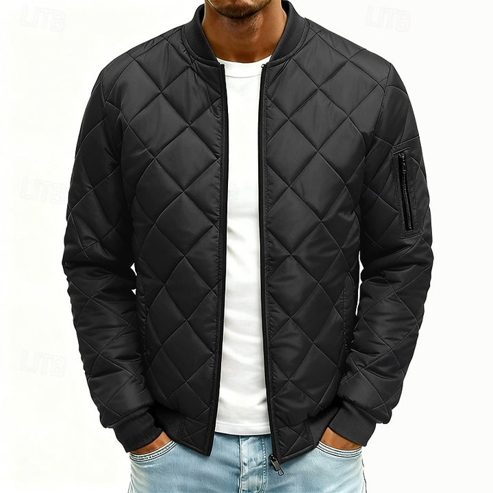 Cole | Quilted Bomber Jacket