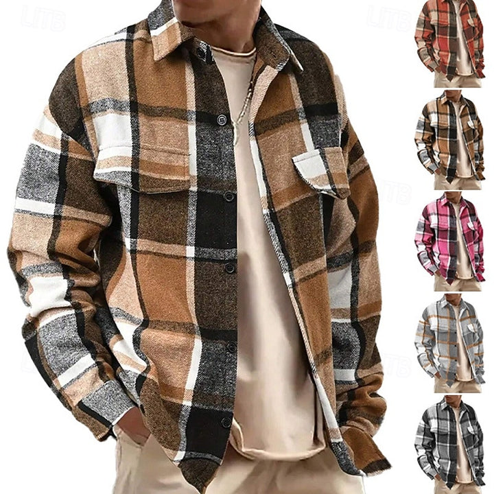 Cormac | Rugged Check Overshirt