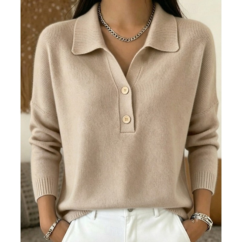 Lorelei | Refined Collared Polo Jumper