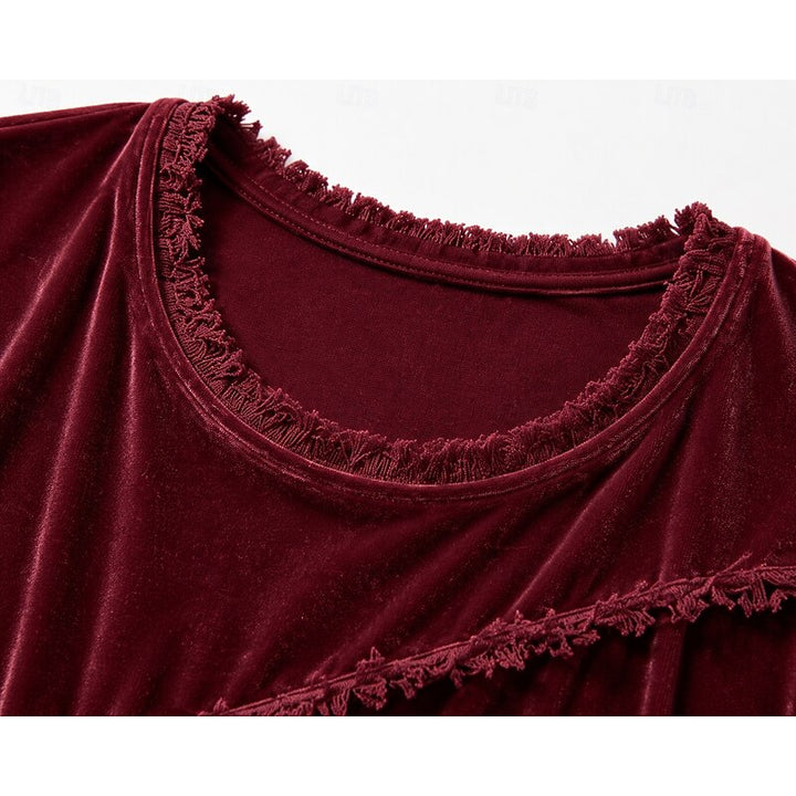 Eliza | Relaxed Fringe-Trim Tunic Top