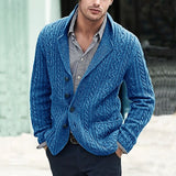 Corbin | Cable-Knit Button Cardigan