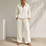 Adriana | Relaxed Zip-Collar Two-Piece Set