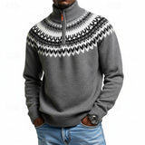 Xavier | Nordic Quarter-Zip Sweater