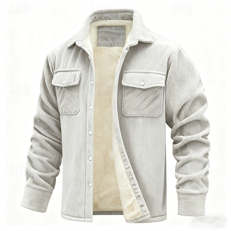 Dalton | Ribbed Fleece-Lined Jacket