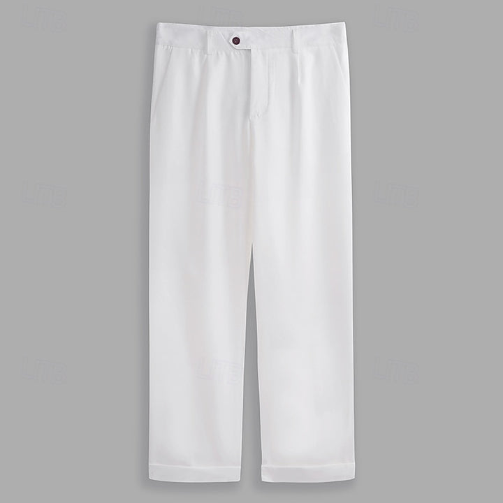 Preston Hollow | Tailored Straight-Leg Trousers