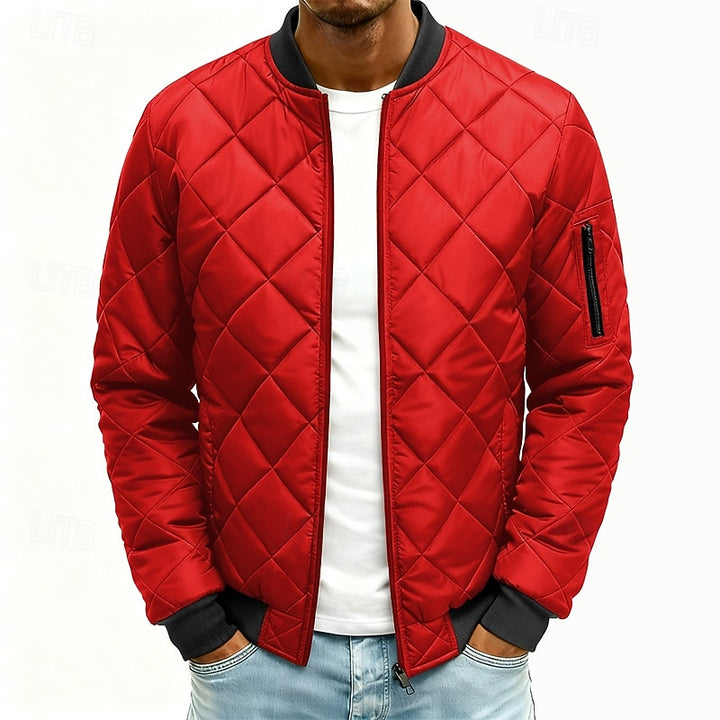 Cole | Quilted Bomber Jacket