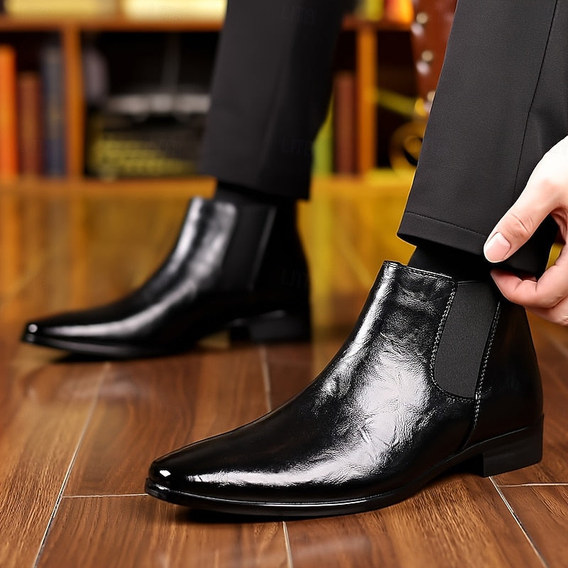 Hollis | Polished Chelsea Boots
