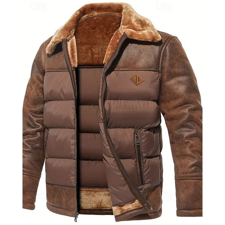 Reuben | Fur-Collar Quilted Puffer Jacket