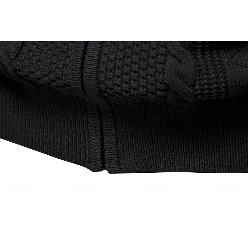 Clive | Cable-Knit Zip-Up Cardigan