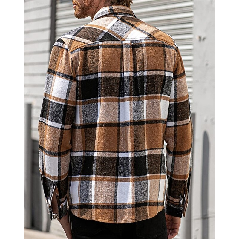 Calvin | Rugged Checked Shirt Jacket