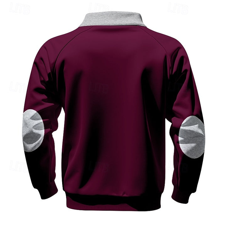 Jasper | Quarter-Zip Stand-Collar Pullover
