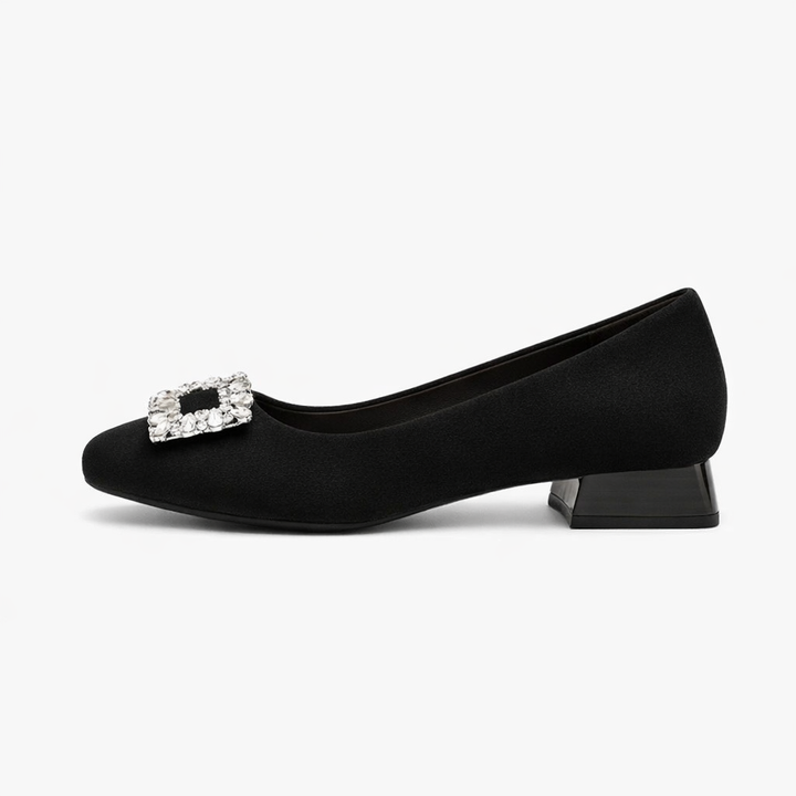 Julianyssa | Cushioned Block Heel Pumps