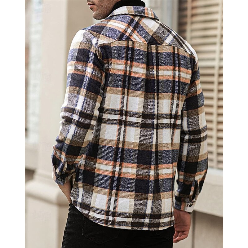 Calvin | Rugged Checked Shirt Jacket