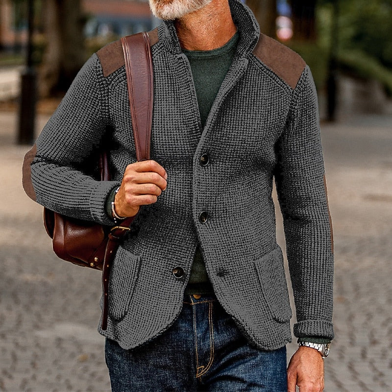 Baxter | Structured Stand-Collar Cardigan
