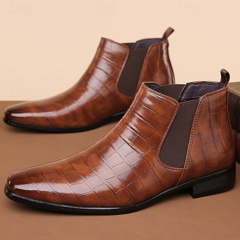 Caspian | Polished Chelsea Boots