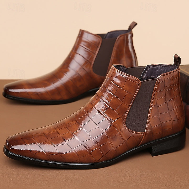 Caspian | Polished Chelsea Boots