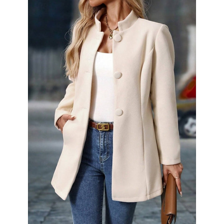 Ingrid | Elegant Stand-Collar Coat