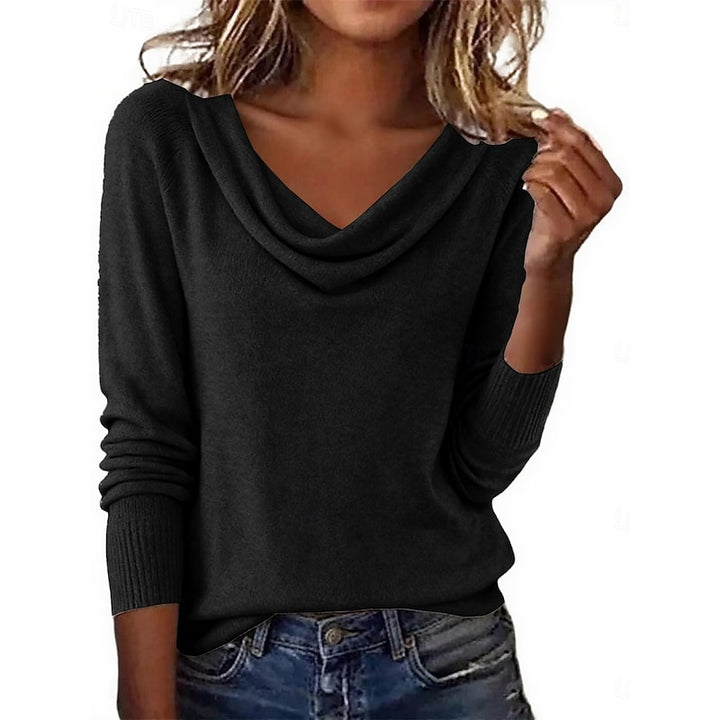 Marlena | Draped Cowl Neck Top