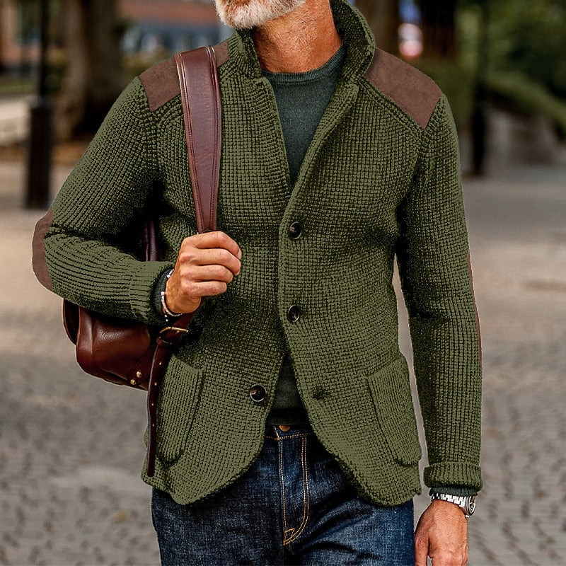 Baxter | Structured Stand-Collar Cardigan