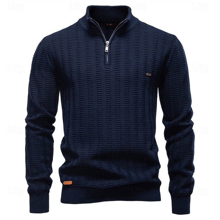 Wilfred | Textured Half-Zip Pullover