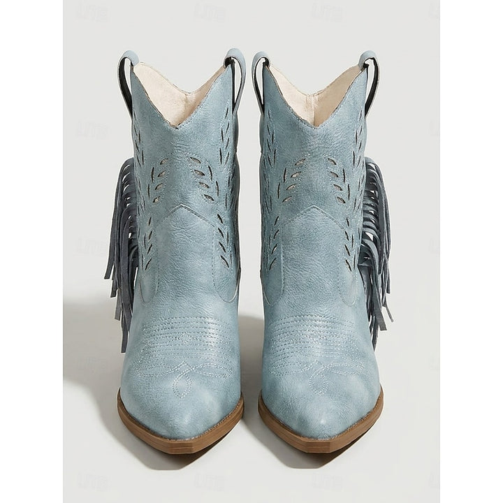 Sloane | Western Tassel Ankle Boots